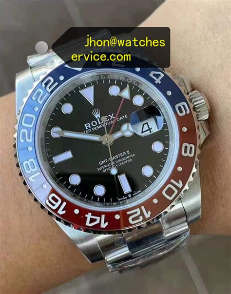 rolex gmt pepsi clean factory|rolex gmt pepsi price.